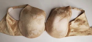 Lane Bryant CACIQUE Underwire Bra Size 42H Beige Lace Lightly Lined T-shirt - Picture 1 of 7