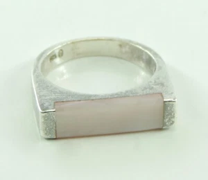  Damenring Silber 925er mit Rosenquarz (53 (16,8 mm Ø) - Bild 1 von 3