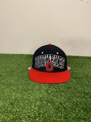 Vintage Ohio State Buckeyes hat cap snap back red black football Zephyr mens - Image 1 of 4