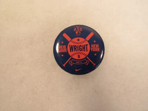 2013 MLB All Star Game Meet & Greet Button Pin WRIGHT 5 Mets - Picture 1 of 2