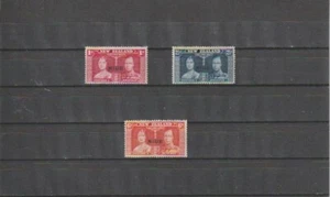 Niue (NZ o/pts) 1937 SG72-4 3v NHM King George VI & Queen Elizabeth-Coronation - Picture 1 of 1