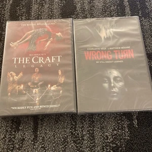 New The Craft: Legacy + Wrong Turn: The Foundation 2021 (DVD Horror Lot) Sealed - Picture 1 of 4