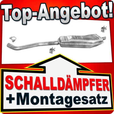 Silencieux d'échappement pour BMW 5 (E34) 520 150ch 1990-1997 - Photo 1/2