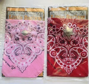 2 Let’s Pretend Play Sets Little Outlaw Metall Sheriff Abzeichen und Taschentuch - Bild 1 von 2