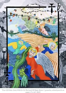 Spielkarten"" Original gerahmtes Kunstwerk von Yulia Kuznetsova - Bild 1 von 5