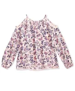 Epic Threads Big Girls Cold Shoulder Top - Picture 1 of 2