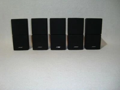 Bose Set 5x Doppelcube Lautsprecher schwarz / Top / Acoutimass / Lifestyle 5.1 - Bild 1 von 4