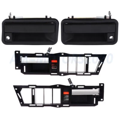 2Pair Set for 88-94 Chevy GMC Truck Outside Inside Door Handle Front LH & RH Foto 1 de 4
