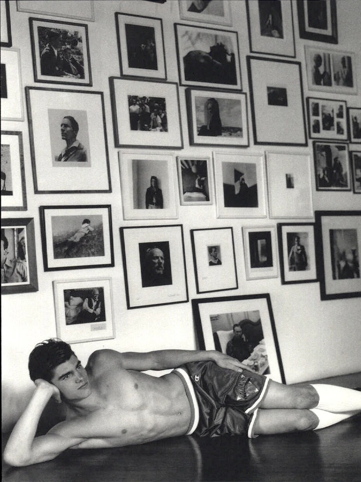 1999 Bruce Weber Male Model Peter Johnson Boxing Shorts Art Photo Gravure - Image 1 of 1