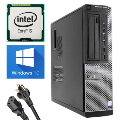 DELL OPTIPLEX 9010 INTEL CORE i5-3470 3.2GHz 4GB RAM 250GB HDD WIN 10 PRO PC - Image 1 of 4