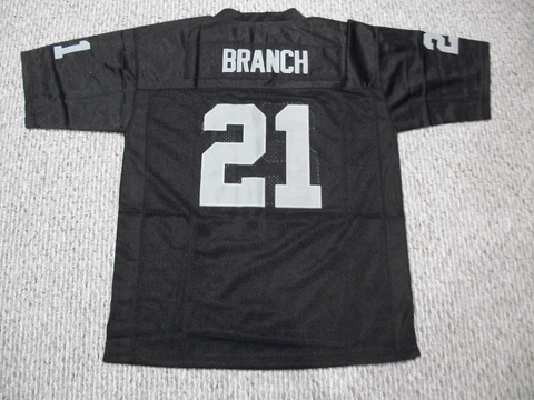 CLIFF BRANCH Unsigned Custom Black LA/Oakland Sewn New Football Jersey Sze S-3XL Cover