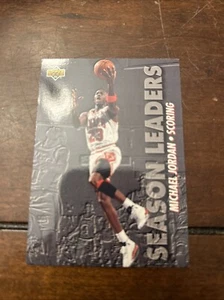 1993-94 Upper Deck Michael Jordan SEASON LEADERS SCORING Card #166 - Picture 1 of 2