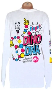 UNIVERSAL STUDIOS FLORIDA JURASSIC PARK WORLD MR. DNA LONG SLEEVE T-SHIRT SIZE S - Picture 1 of 9