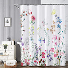 72"X72" Floral Shower Curtain Waterproof Polyester, Shower Curtains for Bathroom
