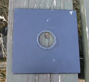 pattern Sinar F & P fit lens board panel with copal 0 compur 34.5mm hole - Picture 1 of 2