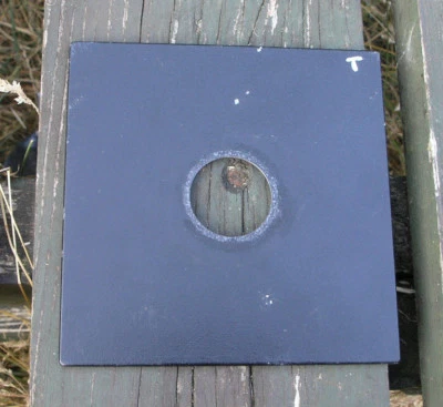 pattern Sinar F & P fit lens board panel with copal 0 compur 34.5mm hole   - Image 1 of 2