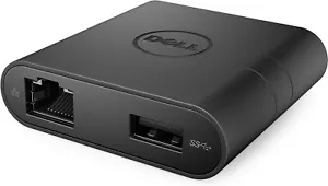 Adaptador USB-C Dell DA200 HDMI VGA Ethernet USB 3.0 nuevo - Imagen 1 de 5