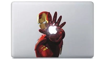 lron Man Apple MacBook / Air/Pro 13" Sticker Skin Decal - Image 1 of 4