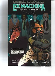 EX MACHINA THE FIRST 100 DAYS BOOK ONE (DC 2005)BRIAN VAUGHAN-VF+ - Picture 1 of 2
