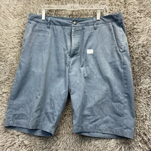 Pantalones Cortos Adidas Hombre Talla 34 3 Rayas Marca Azul Caminar Informales - Imagen 1 de 8