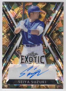 2023 LEAF EXOTIC SEIYA SUZUKI /5 AUTO SNAKE CRYSTAL AUTOGRAPH #BA-SS3