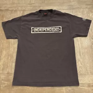 Camicia Vintage Y2k Independent Truck Company Marrone Skateboarding Grafica Taglia L - Foto 1 di 8