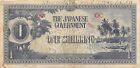 Oceania 1 Shilling Nd. 1942 Ww Ii Issue Dated Ng Circulated Banknote Ered2