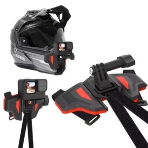 TELESIN Full-Face Helmet Chin Mount Butterfly Strap for GoPro, DJI, Insta360 Cam - Picture 1 of 9