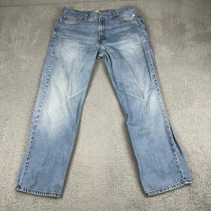 Jeans Levis para hombre 36x32 azul 550 denim lavado calce relajado desgastado - Imagen 1 de 15