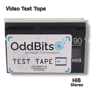 OddBits Video Test Tape - Hi8 Stereo Sound - Picture 1 of 1