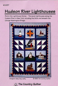 Patrón de edredón Hudson River Lighthouses de The Country Quilter CQ137 - Imagen 1 de 2