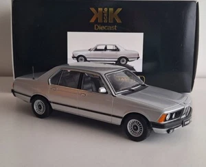 BMW 7-Series 733i E23 1977 Silver 1:18 KK-Scale KKDC180102 EXTREMELY RARE!! - Picture 1 of 22