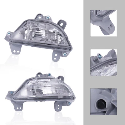 For Mazda 3 2014 2015 2016 Halogen Turn Signal Lights Pair Front Bumper Lamps - Image 1 of 4