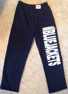 Child Sz 10-12 Navy BlueHibbing MN Bluejackets Sweatpants Bob Dylan Hometown - Picture 1 of 2