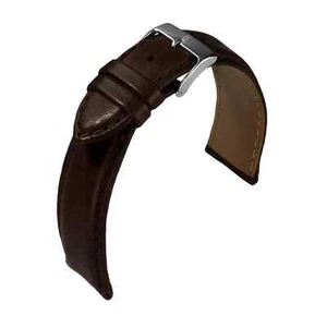 Uhrenarmband Nappa Rindsleder Dunkelbraun von Barington/Eulit - 18, 20, 22 mm - Picture 1 of 1