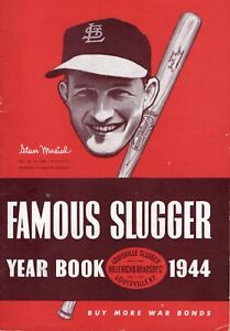 1944  Louisville Slugger Famous Slugger Yearbook - Stan Musial Cover