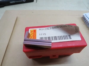 5 pezzi inserti per punzonatura SANDVIK RG 123L1-0400-0020-RS #BF8-39# - Foto 1 di 3