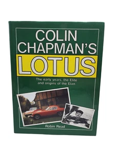 Colin Chapman's Lotus The Early Years 1989 Hardcover Book By Robin Read - Picture 1 of 4