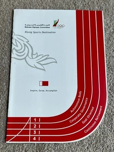 Broschüre Olympisches Komitee Bahrain, evtl. ausgestellt für die Spiele London 2012 - Bild 1 von 4