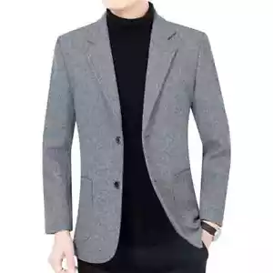 Traje de boda 2025 blazers de alta calidad para hombre versión coreana tendencia de moda - Imagen 1 de 30