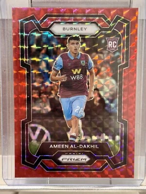 2023/24 Panini Prizm EPL AMEEN AL-DAKHIL RED MOSAIC PRIZM RC BURNLEY #276 - Image 1 of 2
