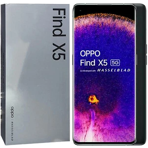 BNIB OPPO Find X5 Dual-SIM 256GB + 8GB Black Factory Unlocked 5G GSM - Afbeelding 1 van 1