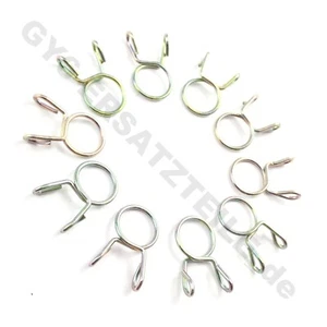 BENZIN SCHLAUCH SCHELLEN SET Ø 8mm BOSTON8 CHINA ROLLER REX RS450 RS460 JINAN 4T - Bild 1 von 6