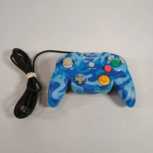 Hori Nintendo Gamecube HORI PAD Camo Blue Camouflage GC Controller US Seller - Picture 1 of 8