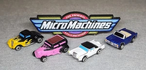 Lot Of 4 Vintage Micro Machines, Reflectors Ford '32 Chopped Custom, Lincoln ๐ฅ - Picture 1 of 5