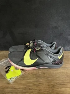 Nike Mens Cleats Size 10 Air Zoom LJ Elite Jumping Spikes Black CT0079-001 - Picture 1 of 8
