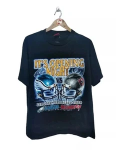 Vintage Philadelphia Eagles vs Tampa bay Buccaneers Super Bowl 2003 T-shirt L - Picture 1 of 9