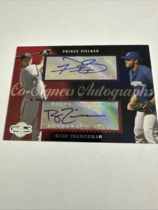 2006 Topps Co-Signers #CS-15 Prince Fielder/Ryan Zimmerman Signers Autographs - Picture 1 of 2