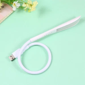 LED Night Light Bedside Lamps Computer Lights for Desktop Mini Book - Afbeelding 1 van 11