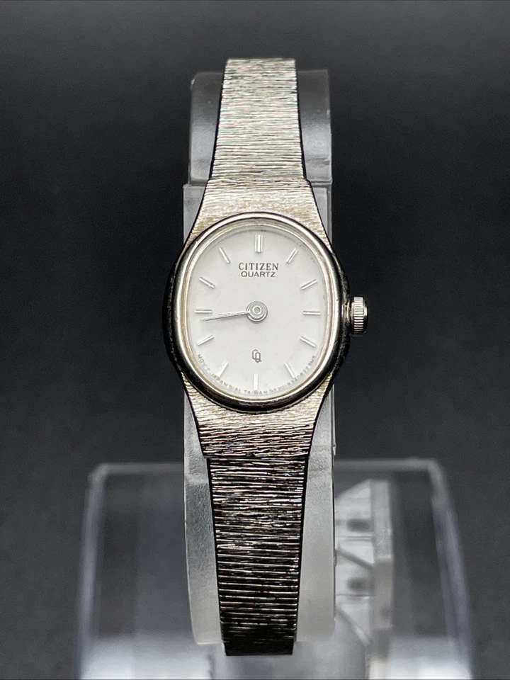 Reloj Citizen (3220-S09532) Vintage Tono Plateado con Correa Texturizada - Batería Nueva Foto 1 de 1